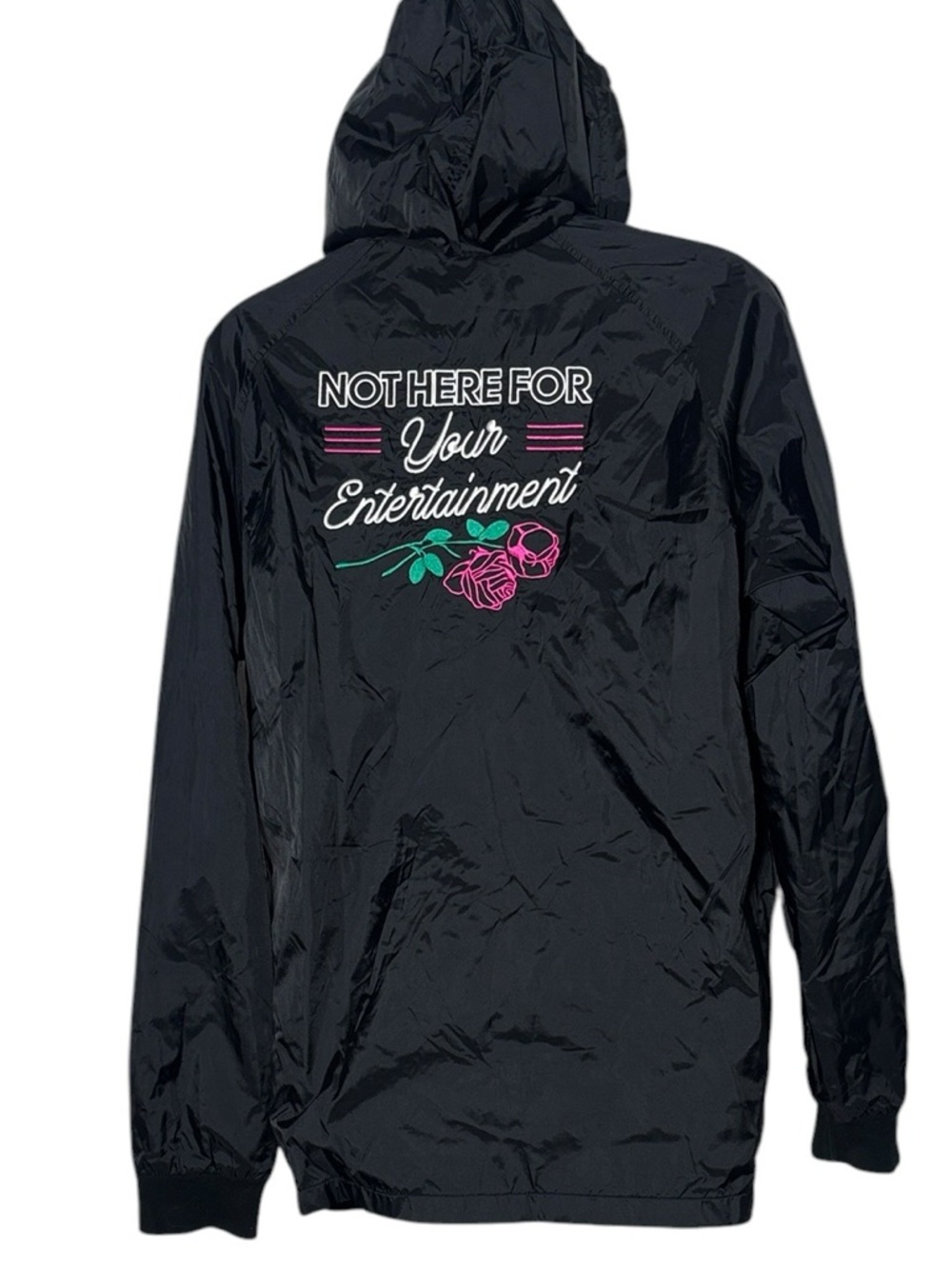 pink beautiful trauma tour zip up jacket small vintage embroidered P!NK concert